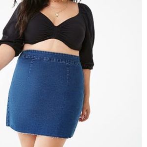 Denim Mini Skirt